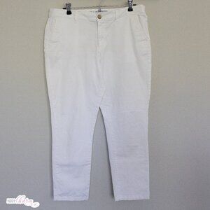 Gap Khakis Skinny Boyfriend White Pants